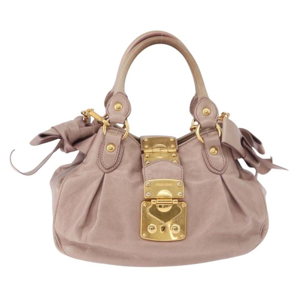 Miu Miu Matelasse Handbag Pink